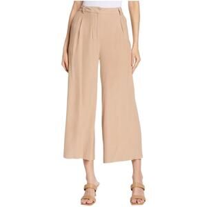 L'AGENCE Chrisley High Waist Wide Leg Pants in Cappuccino 12 NWT